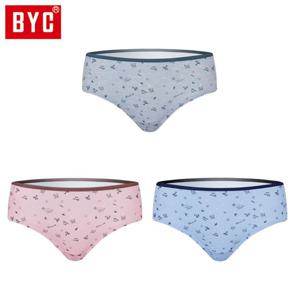 BYC 여성 미디 3매입 삼각팬티 DOLP2065