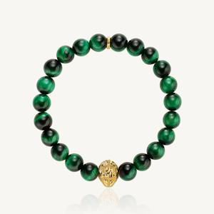 수앤진골드 스네이크 참 그린 호안석 팔찌 24K 순금 3.75g