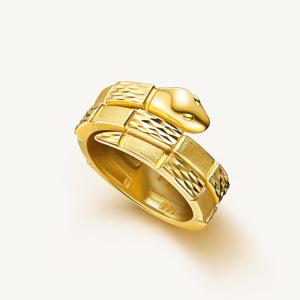 수앤진골드 스네이크 쉐입 반지 24K 순금 11.25g