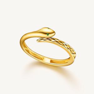 수앤진골드 스네이크 쉐입 슬림 반지 24K 순금 3.75g