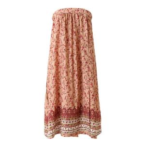 와코루 꽃보더나염 레이온 여성 샤워가운 골프가운WGN367WL