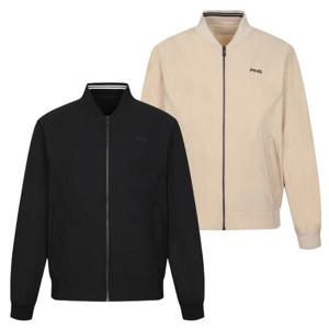 [핑골프]양말증정남성 사각 조직 홑겹 블루종 점퍼 (111E1JP101)