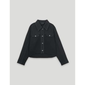 [코데즈컴바인] 니트 텍스쳐블럭 데님자켓 (CKA-DJ502W2)