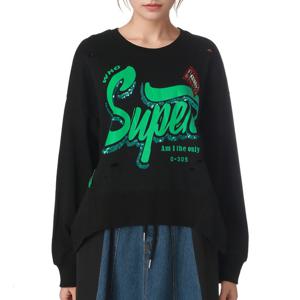 [르니앤맥코이(여성)]블랙스튜디오 스팽글 라운드티셔츠 MM04TS505FJY