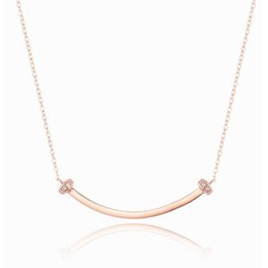 LD 트라이엄프 사파이어 L BAR 라인 목걸이 10K LNT25002T (랩그로운 다이아몬드 버전)