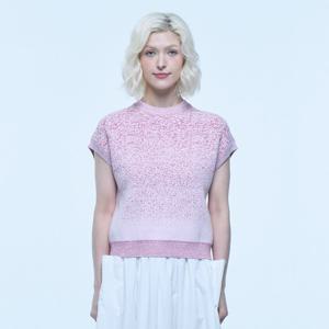 [유닛]메탈 블렌디드 그라데이션 베스트 (UFKKVE161N-PINK)