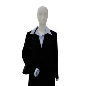 [숲]셔츠탈부착 원버튼 크롭 자켓 (SB3TJM5)