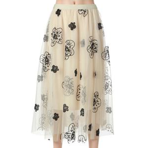 [르니앤맥코이(여성)]까멜리아쉬폰 샤 스커트 MM04SK101HJY