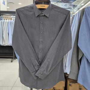 [레노마셔츠]슬림핏/긴소매/투톤 스트라이프  셔츠 ROFSLP969 DG