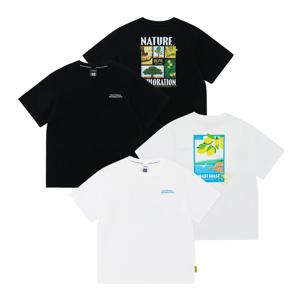 [내셔널지오그래픽키즈]K252UTS980 여행 그래픽 반팔-5 2종택 1