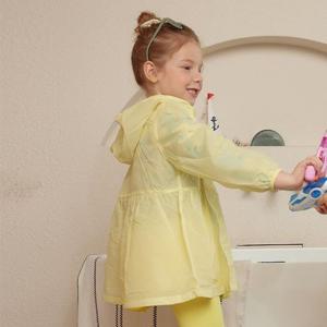 [블루독]블루독 밀크B.페플럼 바람막이 후드점퍼_YE