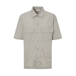 [헤지스남성] 베이지 나일론 경량 반팔 셔츠(HZSH5B509I2)