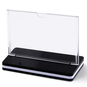 A7 양면 T자형 꽂이 아크릴 양면꽂이 메뉴판 POP꽂이 양면꽂이 메뉴판 테이블스탠드 POP꽂이 카다로그꽂이