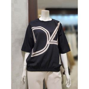 [벨라디터치][벨라디터치] V3F2TS24 6부소매 D4 티블라우스 (P00