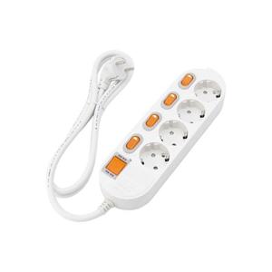 NETmate 4구 개별접지 Safe 멀티탭 5M 멀티