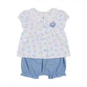 아가방 TC01 여름 로지블루꽃반팔상하(BLUE)_ 01S323061