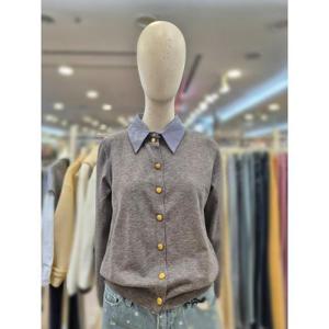 부루앤쥬디 세이브존03 부루앤쥬디 IST 카라 배색 가디건 AGBBRECD004BA