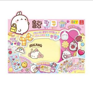 오로라월드 몰랑 필통 꾸미기 옐로우블루 필통만들기 나만의필통 몰랑필통 몰랑이장난감 초등선물 플라스틱