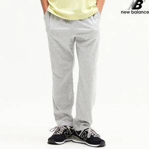 뉴발란스 NBMLE21013-MG 에센셜 싱글메쉬 스트레이트 팬츠 남녀공용 트레이닝 긴바지
