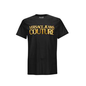 베르사체 반팔 티셔츠 77GAHT05 CJ00TG89 Black