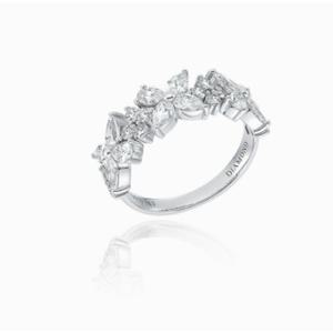 [로이드] 주문제작 튜더로즈 페어컷 다이아몬드 반지 LRF24050D