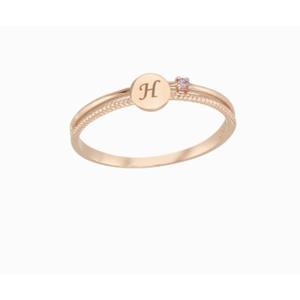 [로이드] 주문제작 탄생석 이니셜각인 영원한 우정 반지 LRT17006T