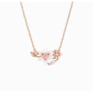 [로이드] 주문제작 뮬란 자개목련 목걸이 LNT20012T