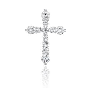 [로이드] 주문제작 모던 볼륨 다이아몬드 십자가 펜던트 LPF24006D