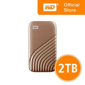 웨스턴디지털 WD My Passport SSD 2TB 골드 포터블 외장SSD USB 3.2 Gen2 NVMe기반