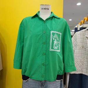 르피타 DP01 프린트포켓셔츠 L252USH510