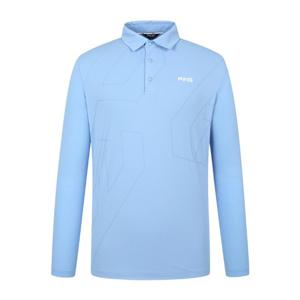 [핑골프](사은품증정) 남성 로고 프린트 카라 긴팔 티셔츠 (111E2TO301_BL)