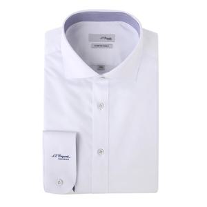 [에스티듀퐁(셔츠)]신축성좋은스트레치스판기본슬림핏셔츠SE5SM22LS755SWH