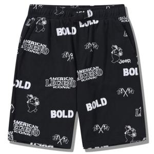 [지프키즈]25신상 남여공용키즈 볼드 배낭곰 전판 반바지KQ2TPU9