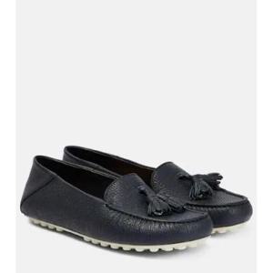 로로피아나 Dot Sole 레더 모카신 P00775011