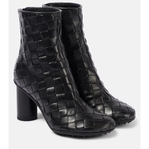 보테가베네타 인트레치아토 레더 앵클 부츠 P00967095