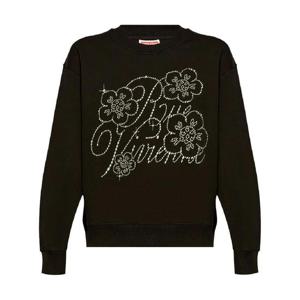 겐조 라인스톤 로고 크루 넥 스웨트셔츠 FE62SW1654MF