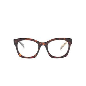 프라다 D프레임 톨토이즈셸 안경 PRA05V