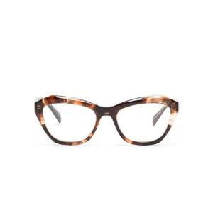 프라다 톨토이즈셸 캣아이 프레임 안경 VPRA20