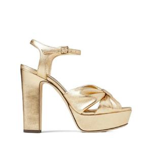 지미추 엘로이즈 메탈릭 피니시 샌들 120mm HELOISE120MNA