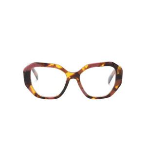 프라다 기하학 프레임 안경 PRA07V18N1O1