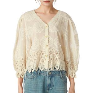 [르니앤맥코이(여성)]로맨틱에스닉 블라우스 MM06BL720HJY