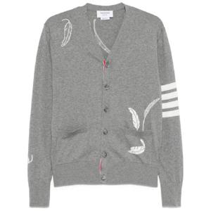 톰브라운 4 바 스트라이프 가디건 MKC594AY3039