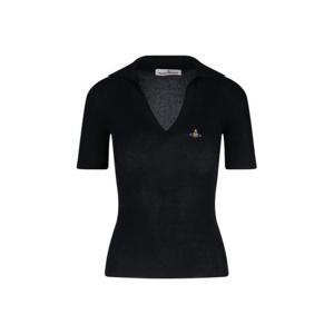 비비안웨스트우드 MARINA 마리나 오브 자수 폴로 스웨터 1803004