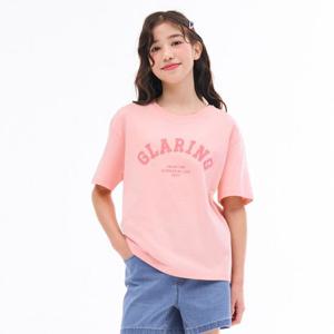 [오션스카이]여아 포인트 그래픽 반팔 티셔츠-EBJG5851C0P