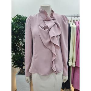 아니베F 세이브존06 넥프릴 지퍼 블라우스 A51WBL5J20