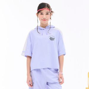 [오션스카이] 여아 테이프 절개 후드 반팔 티셔츠-EBJG5885D0D