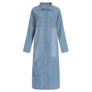 [샵앤]마크 캐주얼 데님 롱 원피스 SS-WDR-2746-연청