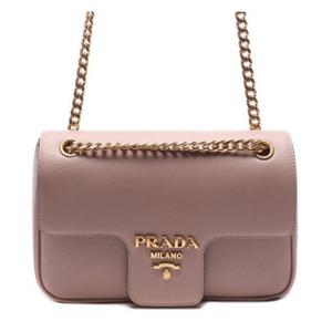 [프라다]21FW 여성 사피아노 금장로고 체인 숄더백 (1BD193_2B1N