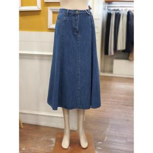 BCBG 세이브존01 오홀 데님 스커트 B5B3S252