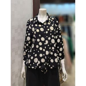 [벨라디터치][벨라디터치] V3F2BL34 도트무늬 여름 블라우스 (P0